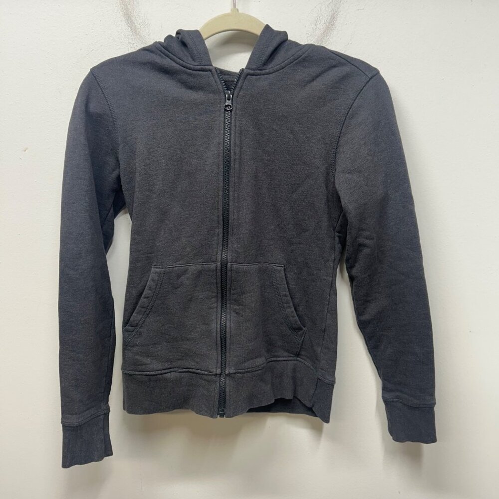 Organic Cotton Gray Zip-Up Hoodie By Pact XS